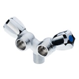 Undersink washmachine double shutoff valves