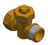 Female/male boiler drain cock