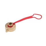 Moving plug for drain valves with pvc chain and rubber gasket