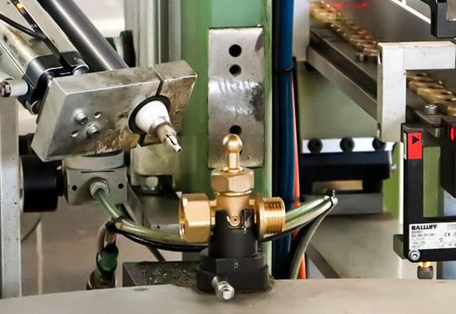 Brass fittings assembly